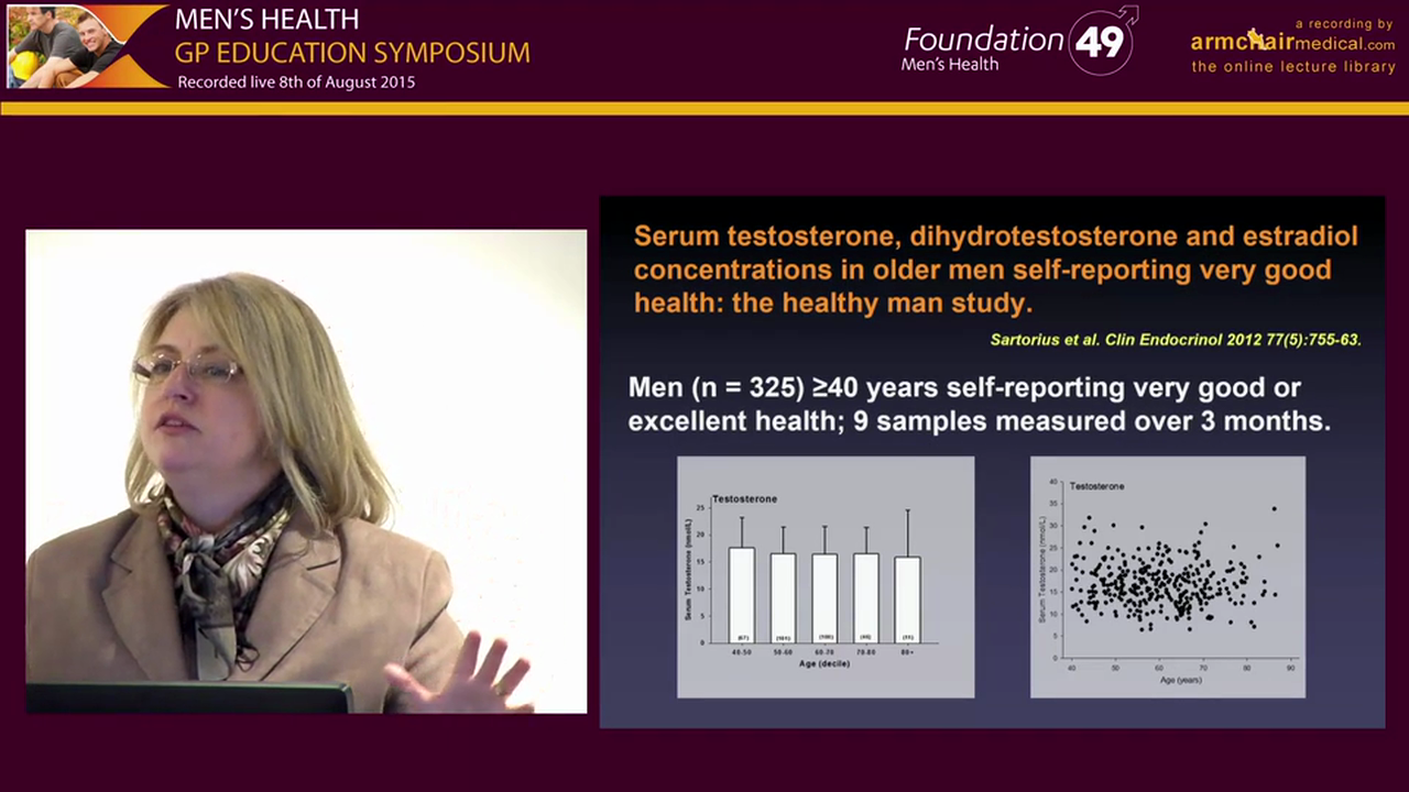 Who needs androgen replacement Associate Professor Carolyn Allan (Andrology Endocrinologist)