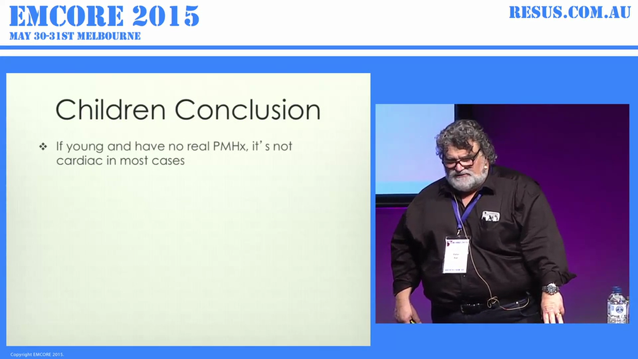 Kids with chest pain AProf Peter Kas Emergency Physician. Founder of resus.com.au and creator of EMCORE. Clinician at Monash Health and AProf at University of Notre Dame