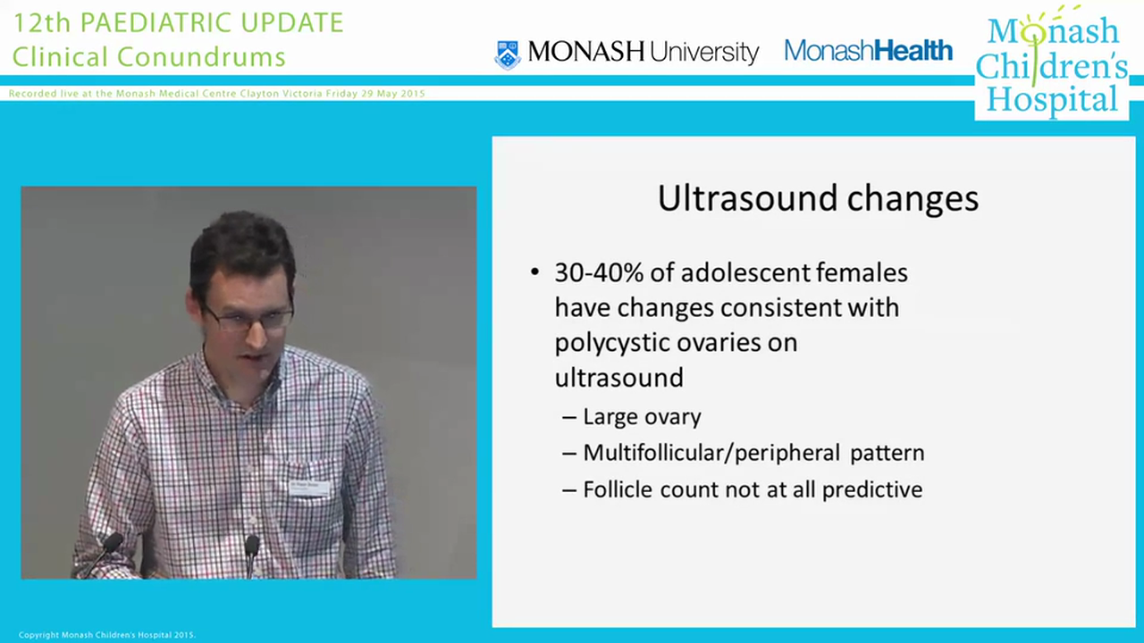 ‘Does this overweight and hirsute teenage girl need further testing’ DR PETER SIMM