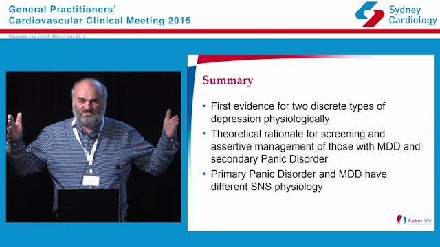 Depression and Cardiovascular Disease Some Practical Results from Basic Research AProf. David Barton MB BS FRANZCP AFRACMA PhD Psychiatrist, Clinical Director- MUH Sunshine, VIC