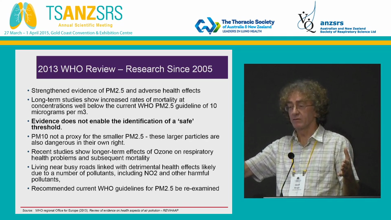 Evaluating interventions to reduce the health impacts of air pollution on mortality Geoff Morgan University of Sydney, NSW