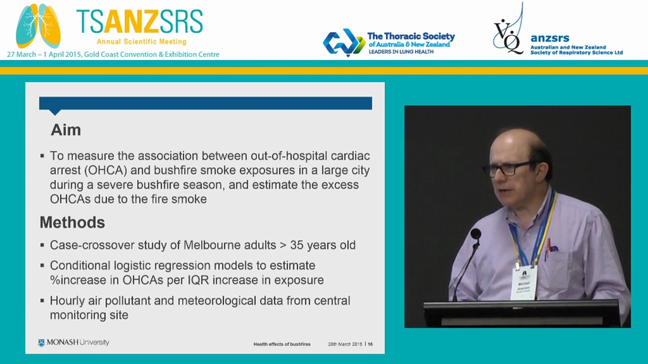 The health effects of bushfires Michael Abramson Monash University, VIC