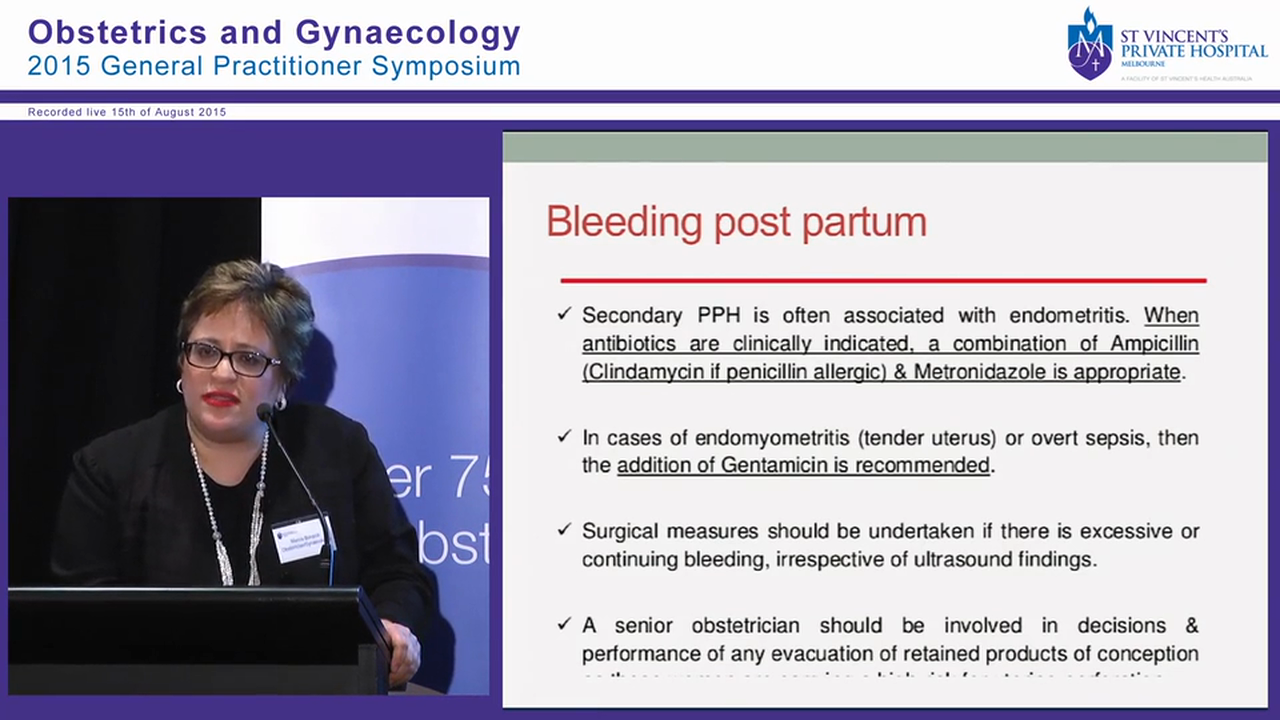Bleeding Post Pregnancy Dr Marcia Bonazzi