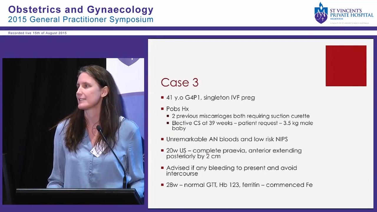 Antepartum Haemorrhage 2nd and 3rd Trimester Dr Vanessa King
