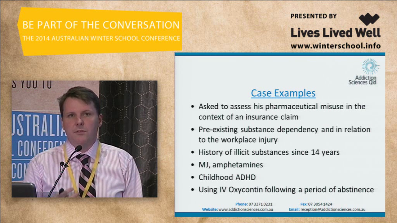 Pharmaceuticals – a growing issue of misuse and abuse, we need to take notice now Dr Christian Rowan, Addiction Sciences