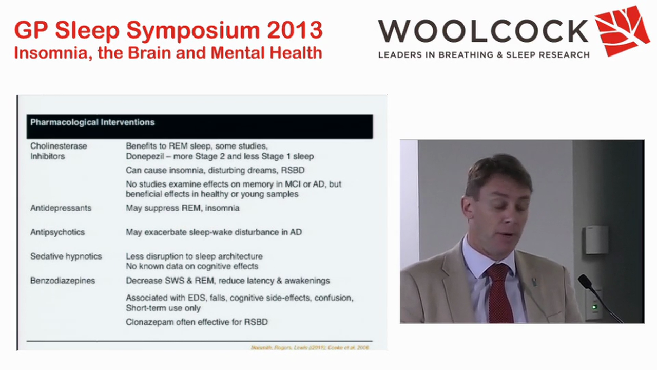 Sleep In Ageing And Neurodegenerative Disease  Dr Simon Lewis on behalf of Associate Professor Sharon Naismith