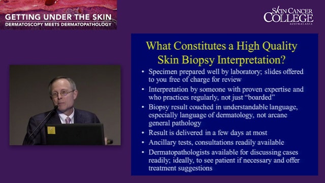Why histopathology matters in Skin Cancer surgery  Dr Clay Cockerell