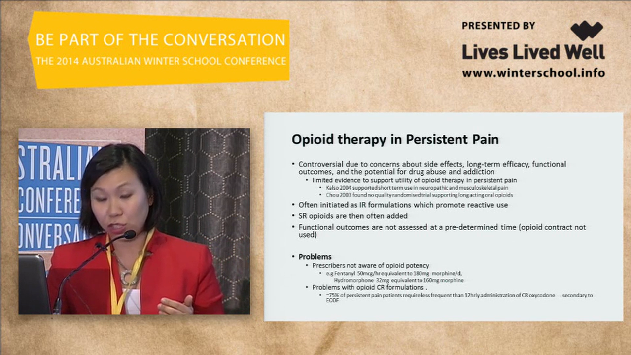 Opioids friend or foe – current evidence of the use of opioids in pain management and its risks and benefits Joyce McSwan, Clinical Consultant Pharmacist, GCML Persistent Pain Project Manager