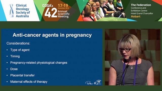 Sally L Brooks The safety of cancer therapies in pregnancy