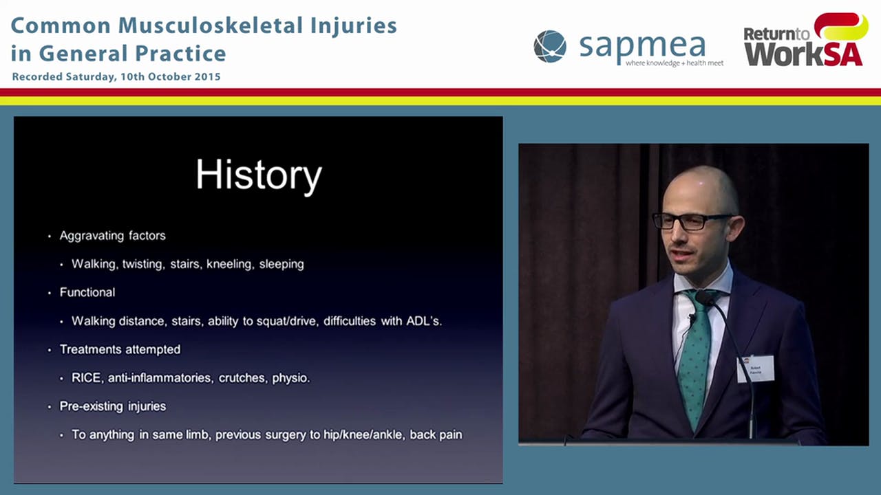 Knee anatomy Assessment of the knee Hx OE lx & Red Flags
