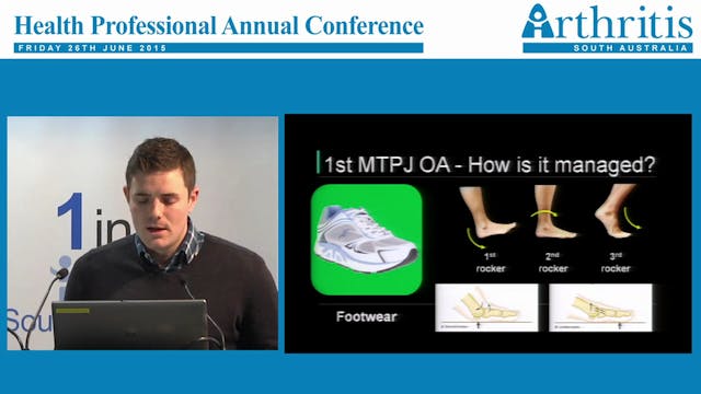 Foot osteoarthritis John Arnold B.Pod...