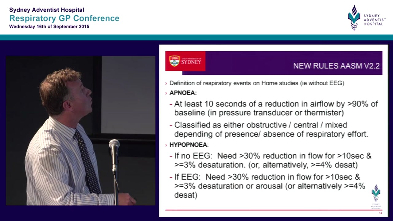 Which sleep test is appropriate for my patient Dr Malcolm Ogborne