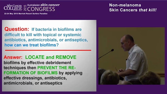 Biofilm in clinical practice – Mr Gerard Robards