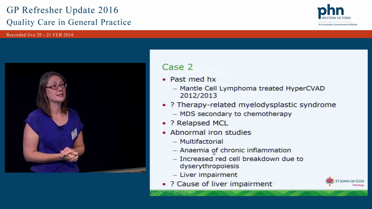 Interpretation and investigation of abnormal iron, B12 and folate studies Speaker Dr Linda Saravanan