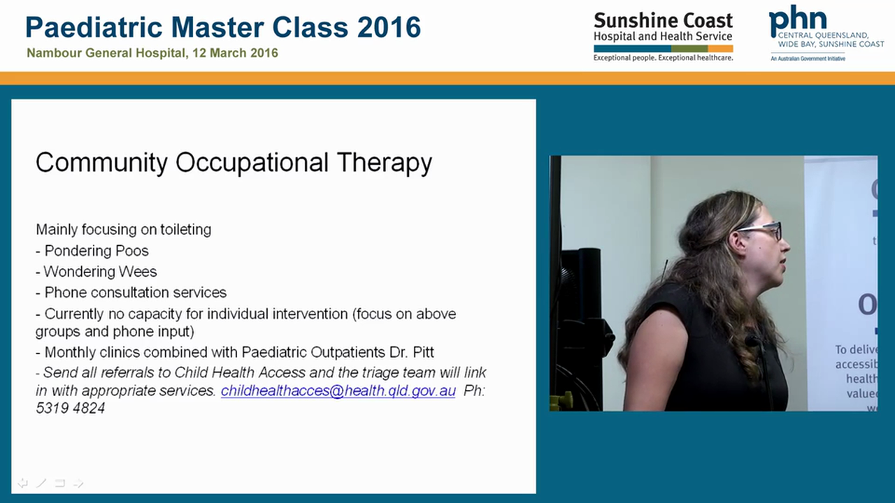 Child health and allied health services Julie Creen