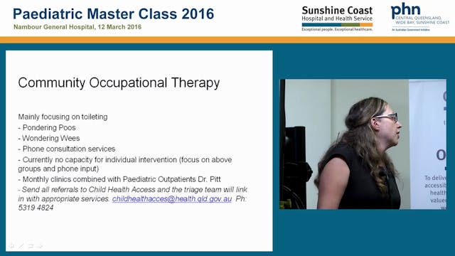 Child health and allied health servic...