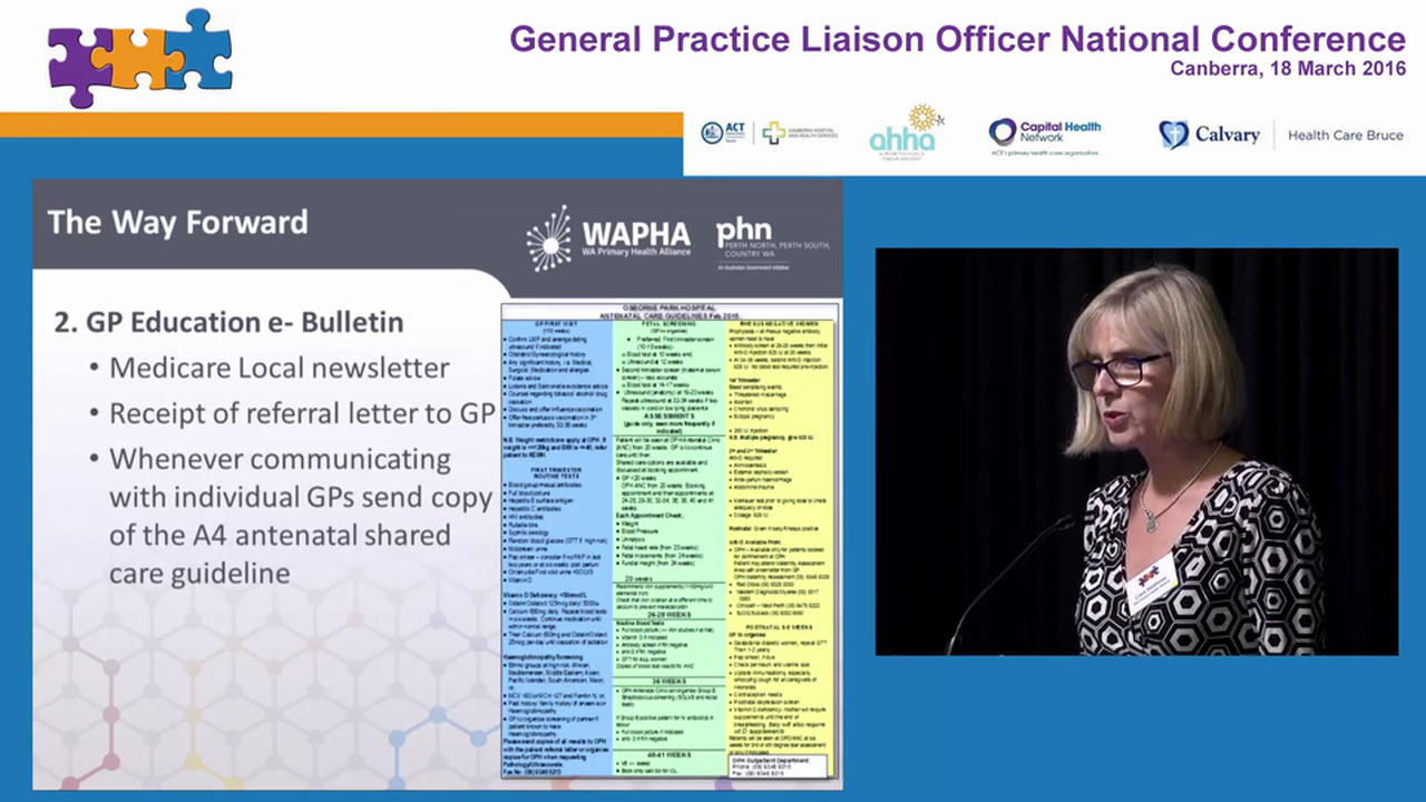 Improving antenatal clinic communication from GPs Dr Clare Matthews