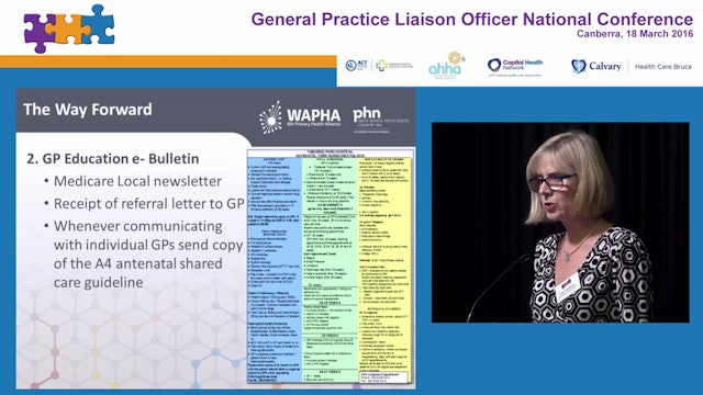 Improving antenatal clinic communication from GPs Dr Clare Matthews