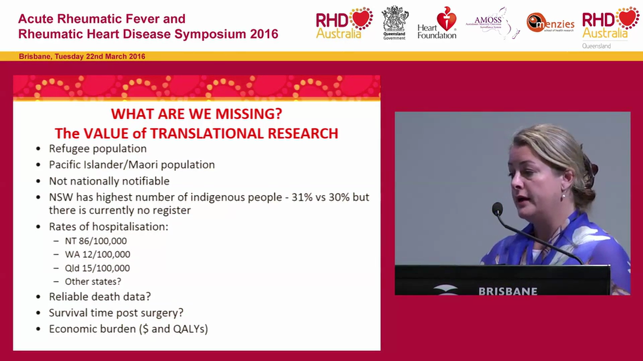 The Australian Rheumatic Fever strategy and the role of RHD Australia Clare Boardman