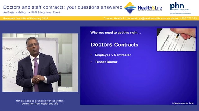Doctor Contracts David Dahm