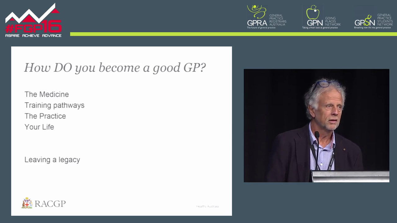 The Good GP Dr Frank R Jones RACGP President