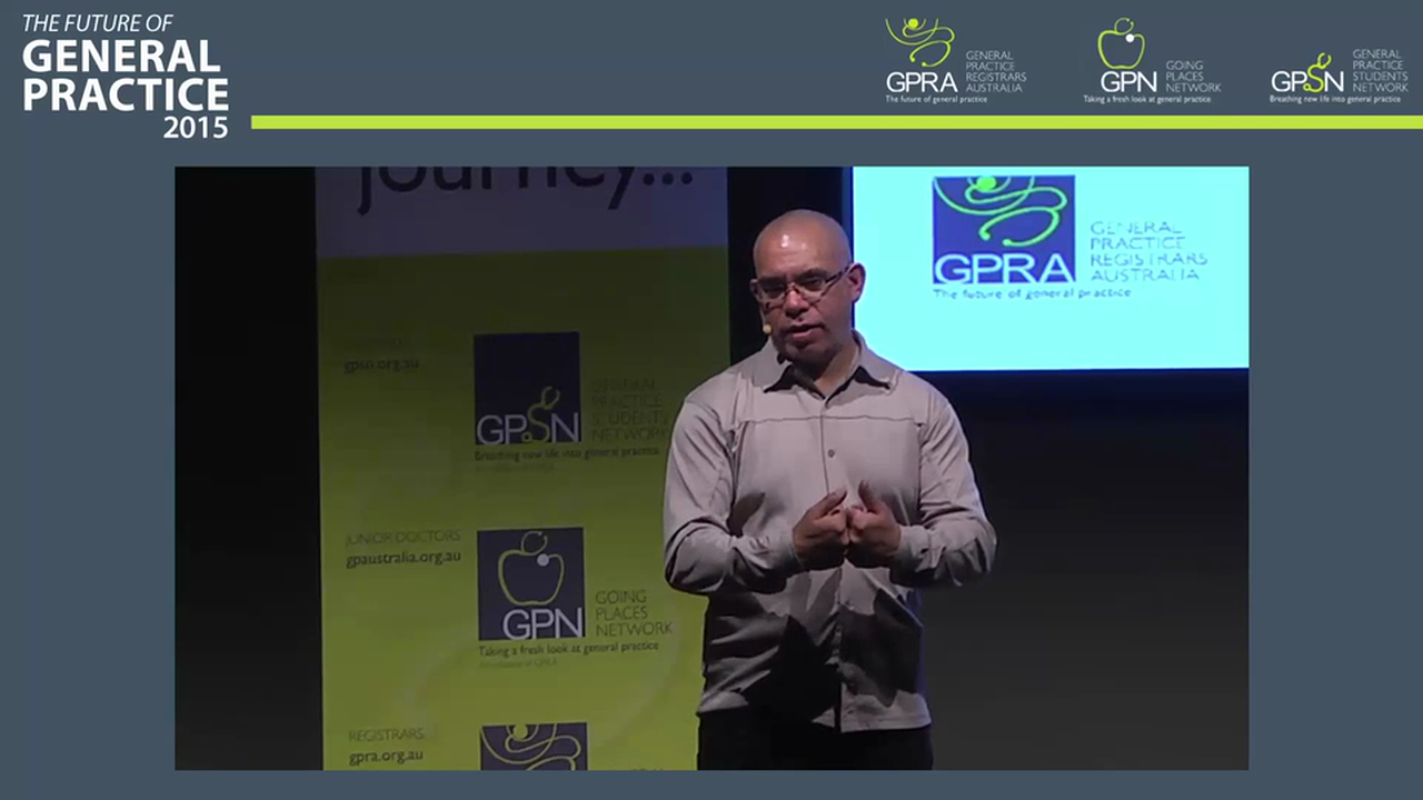 Message stick ceremony and closing address