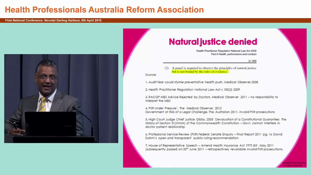 A fair go to patients and practitioners David Dahm