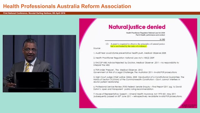 A fair go to patients and practitione...