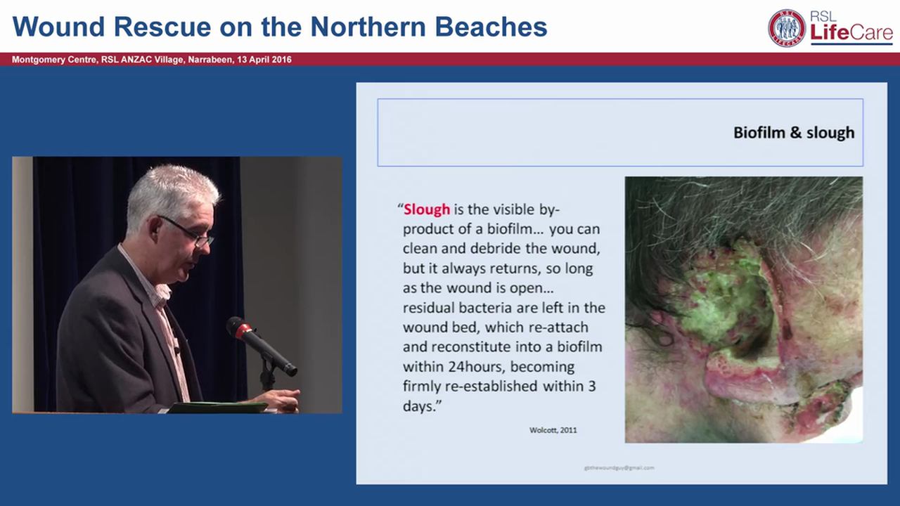 Wound infection, biofilms & antimcrobials Gary Bain