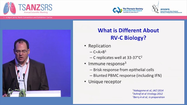 Role of respiratory viruses in early life on asthma James Gern, University of Wisconsin School of Medicine, USA