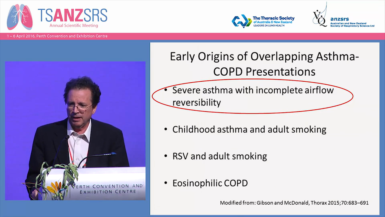 Early origins of adult onset asthma and ACOS Fernando Martinez, Arizona Respiratory Center, USA