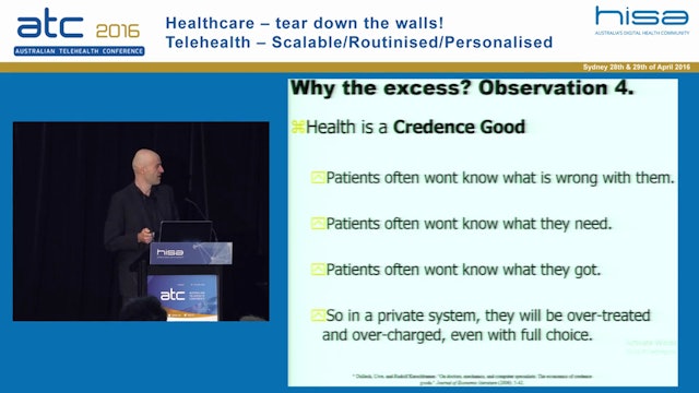 Tele-what? Trends, possibilities and barriers for the Australian healthcare system Prof Paul Frijters Professor of Health Economics, University of Queensland