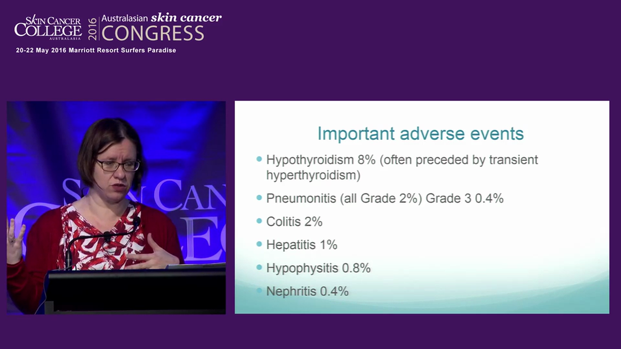 Side effects of targeted therapy for melanoma Victoria Atkinson