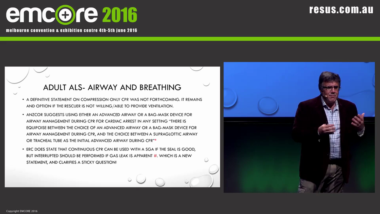 ANZCOR Guidelines 2016 Dr Will Davies