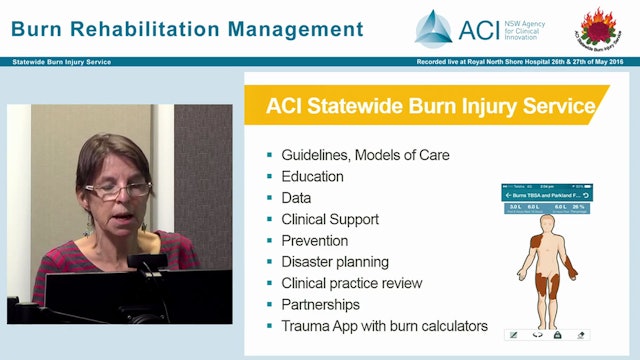 Introduction to ACI Statewide Burn Injury Service Anne Darton