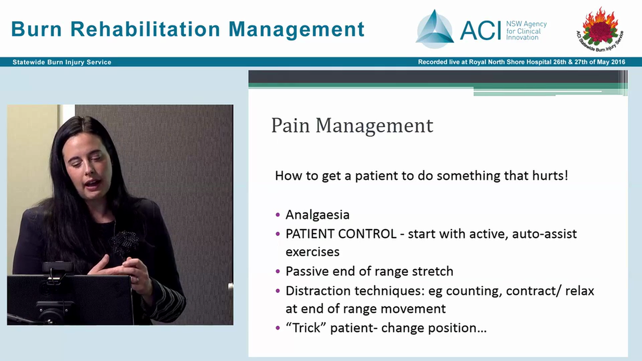 Exercise and Rehabilitation following a burn injury Louisa Wardrope