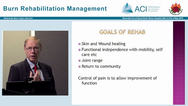 Rehabilitation in the burn injury context Dr Brian Zeman