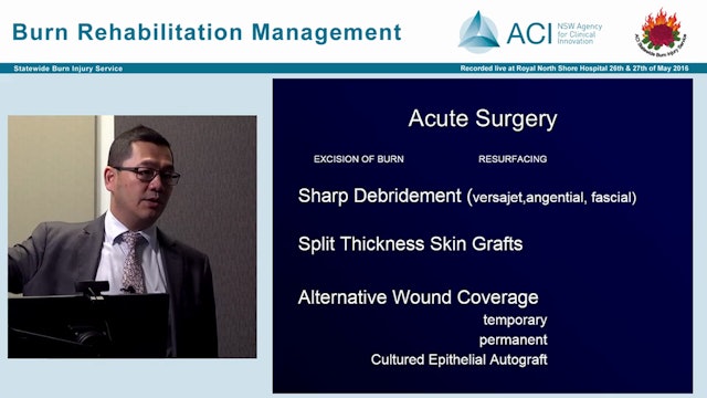 Surgical Management in Burns Dr Johnny Kwei