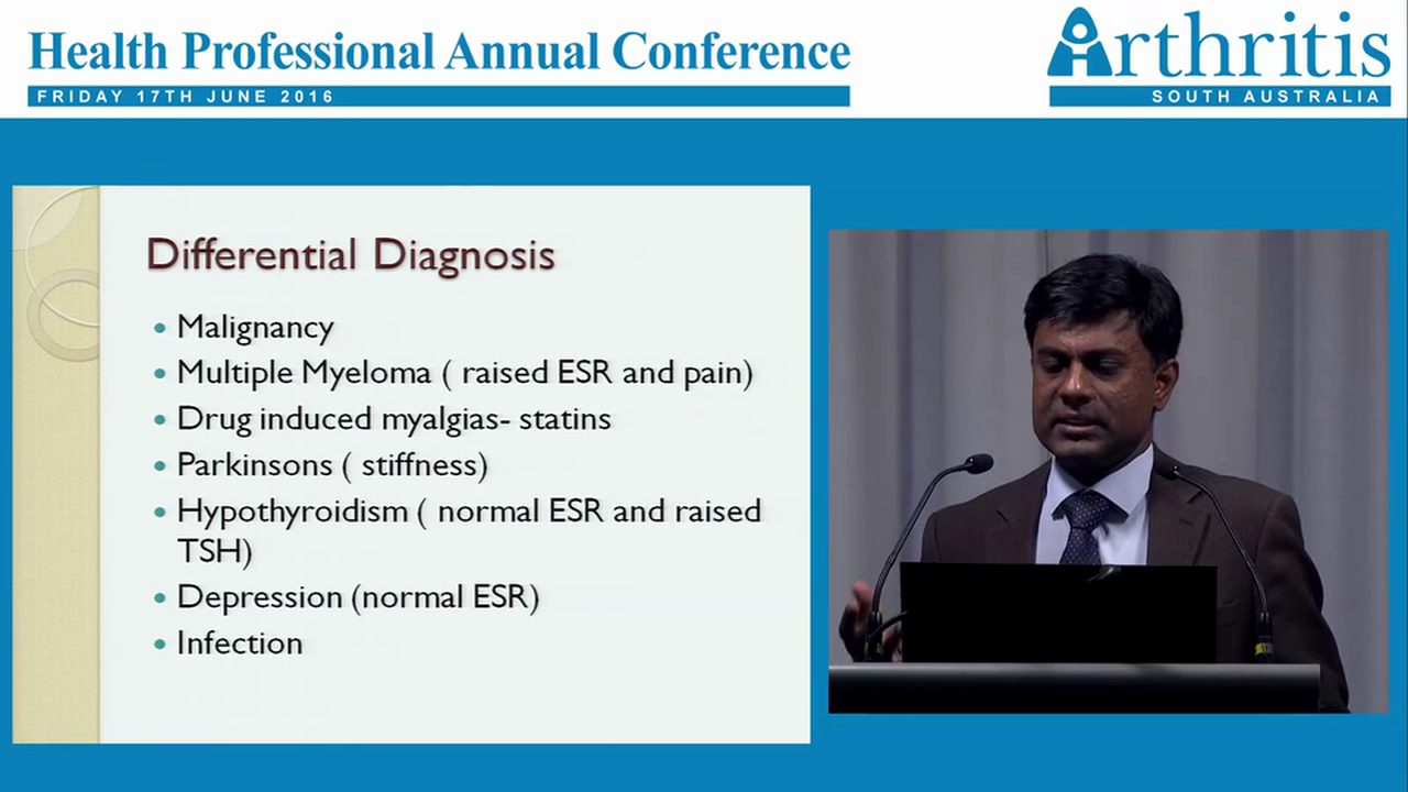 Polymyalgia Rheumatica- Management and Research Update Dr Jem Ninan