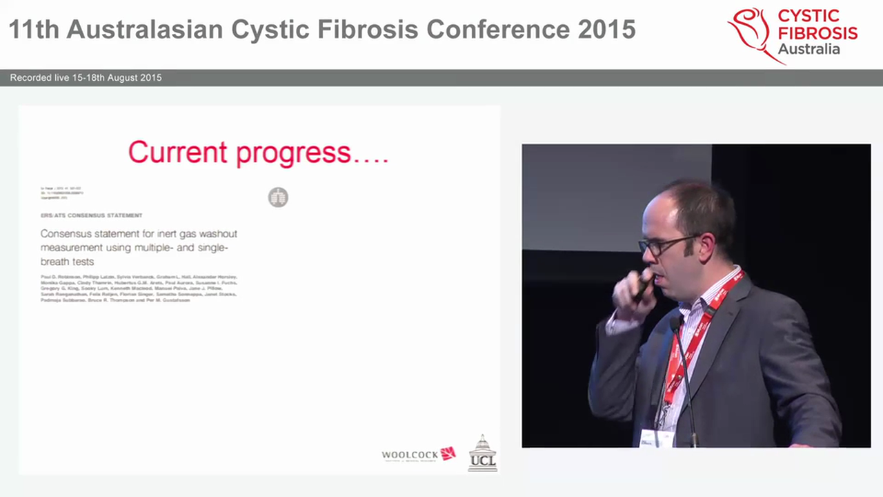 Early detection of lung disease The role of the lung clearance index Dr Paul Robinson