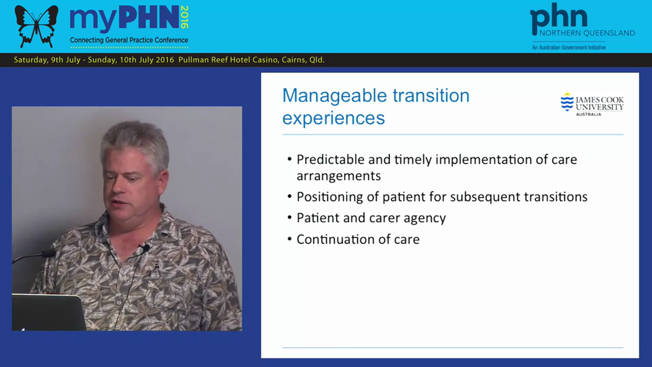 Aspire Project: Analysing Sub-acute and Primary Health Care Interfaces - Research in the Elderly Dr Edward Strivens