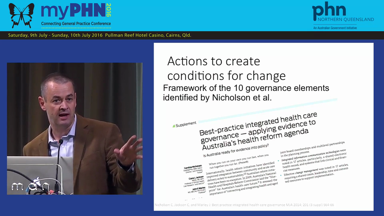 Intergration Foundations: The Queensland Clinical Senate experience Dr David Rosengren