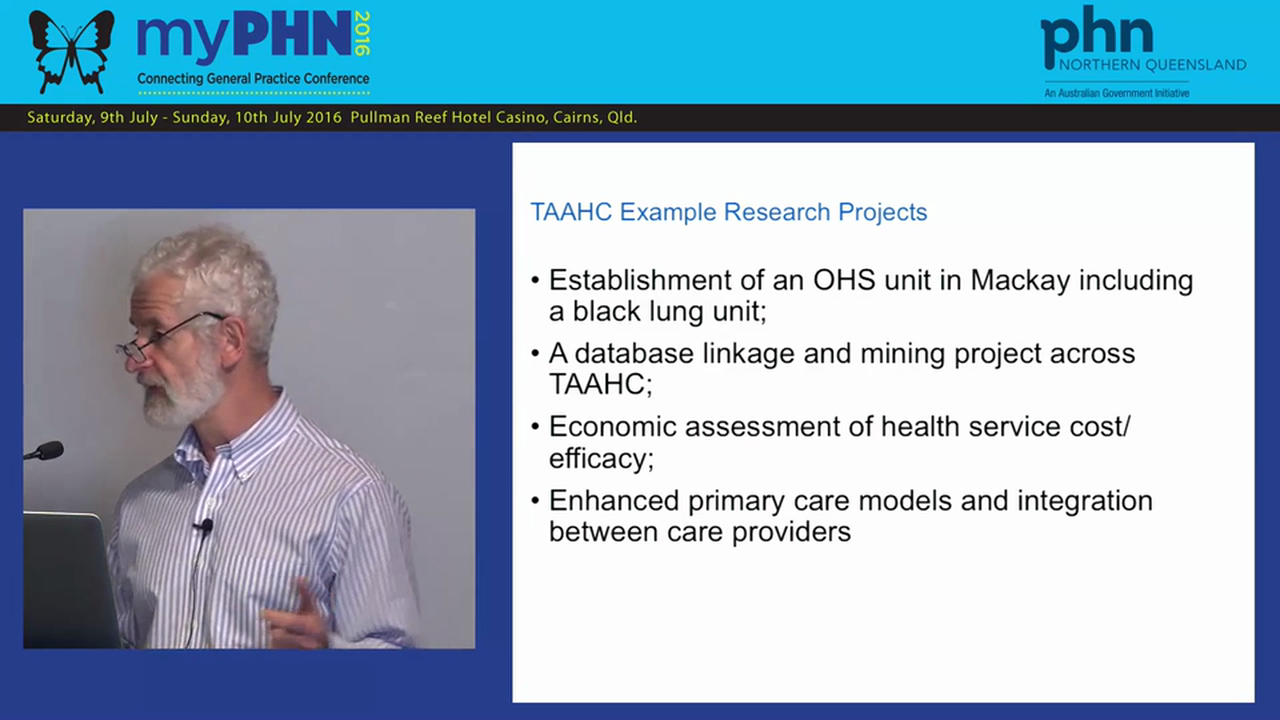 Tropical Australian Academic Health Centre Opportunities for the Northern Queensland Primary Health Care Network Prof Ian Wronski
