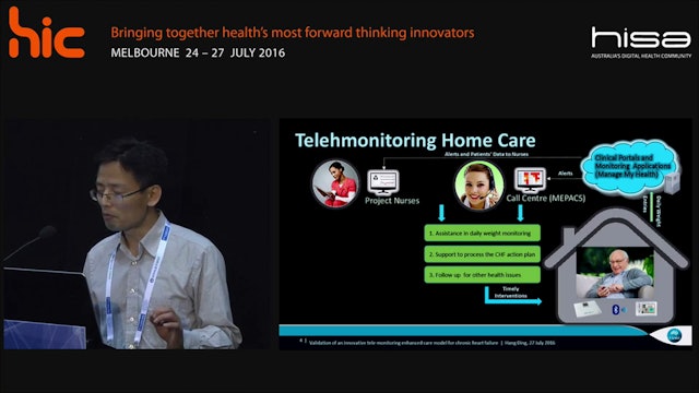 Telemonitoring Home Health Care for chronic heart failure Hang Ding