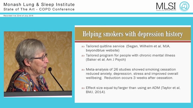Anxiety and depression in COPD Prof Kay Wilhelm