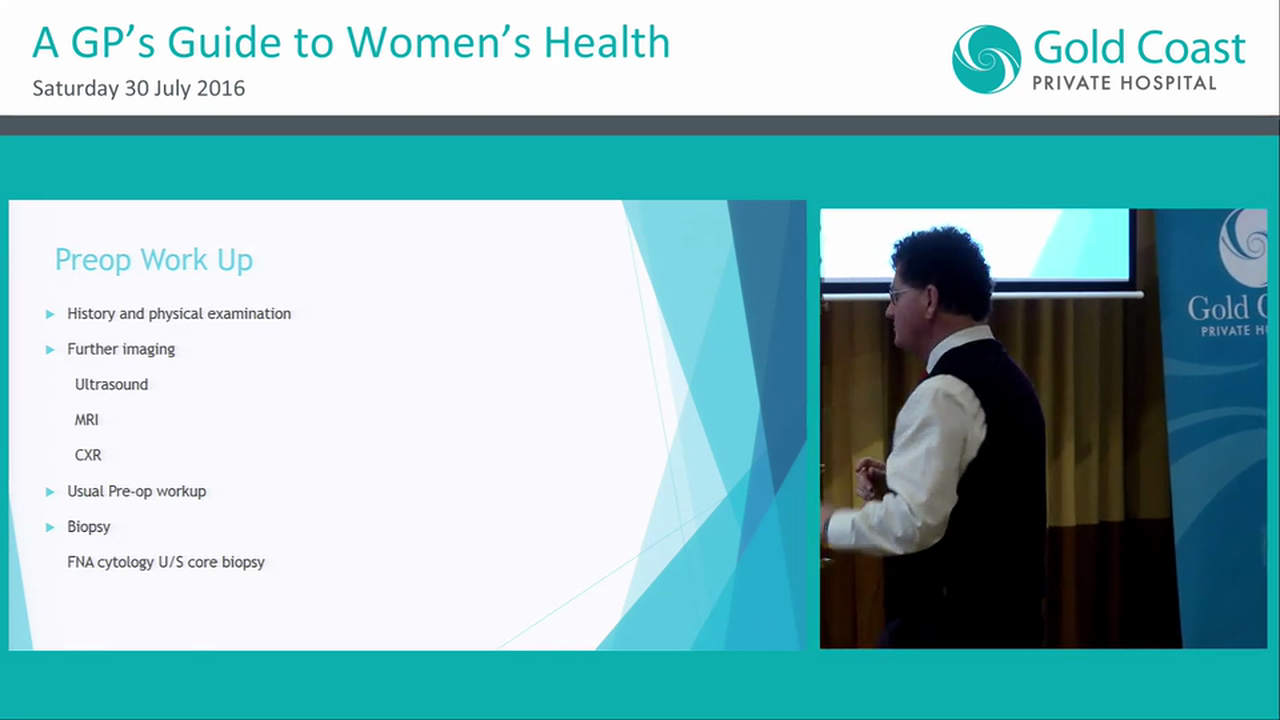 Management of early breast cancer Dr Geoffrey Miller