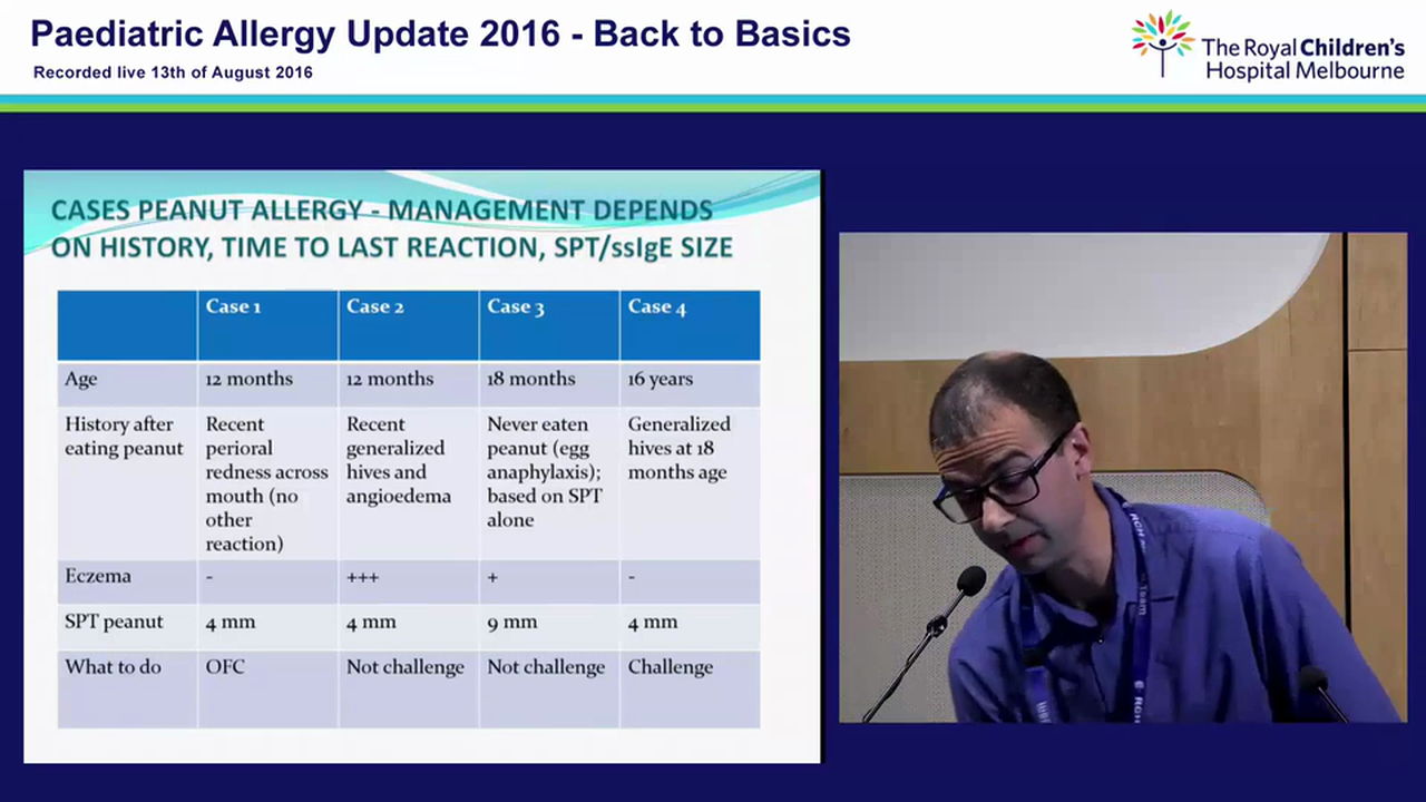 IgE mediated food allergy: The Basics Dr Sam Mehr