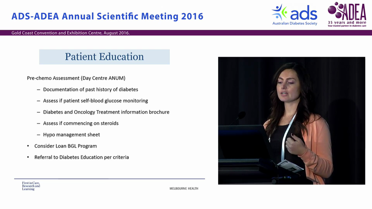 Diabetes Management in Cancer Patients Changes in Nursing Practice - Carmel Parlapiano