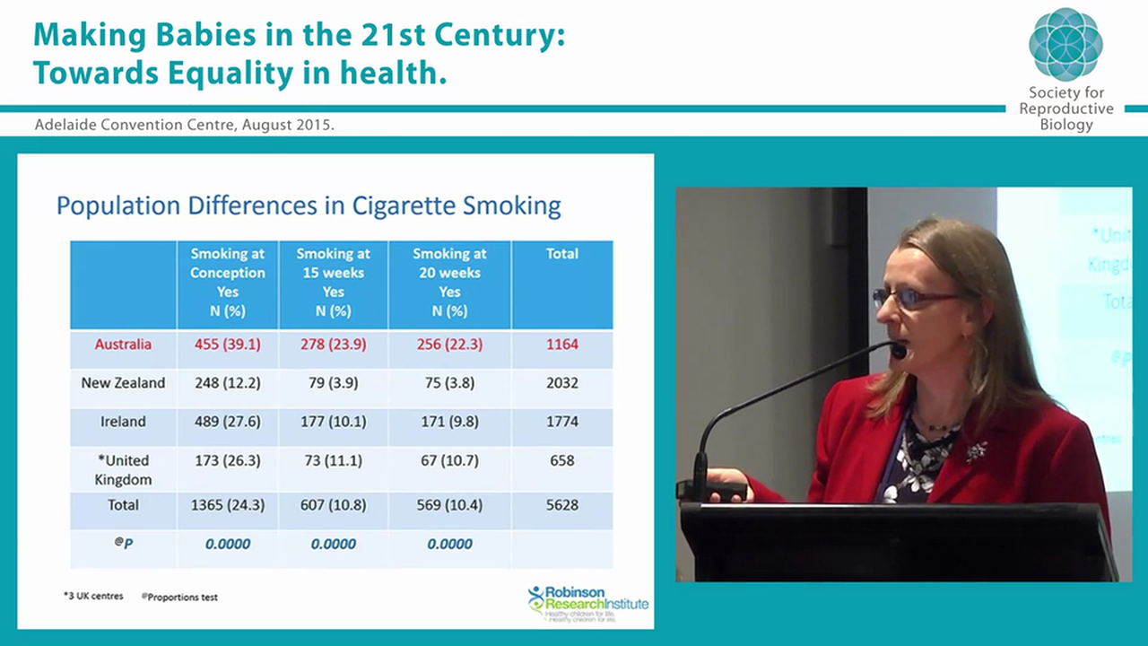 Inequality begins before birth Claire Roberts