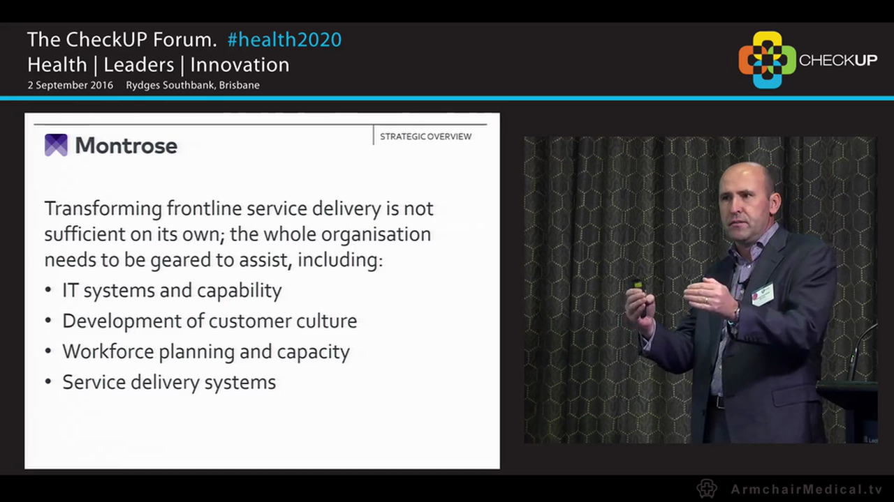 Transforming front line service delivery Anthony Oostenbroek Montrose